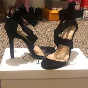 Clear front strap heels to wear to go out